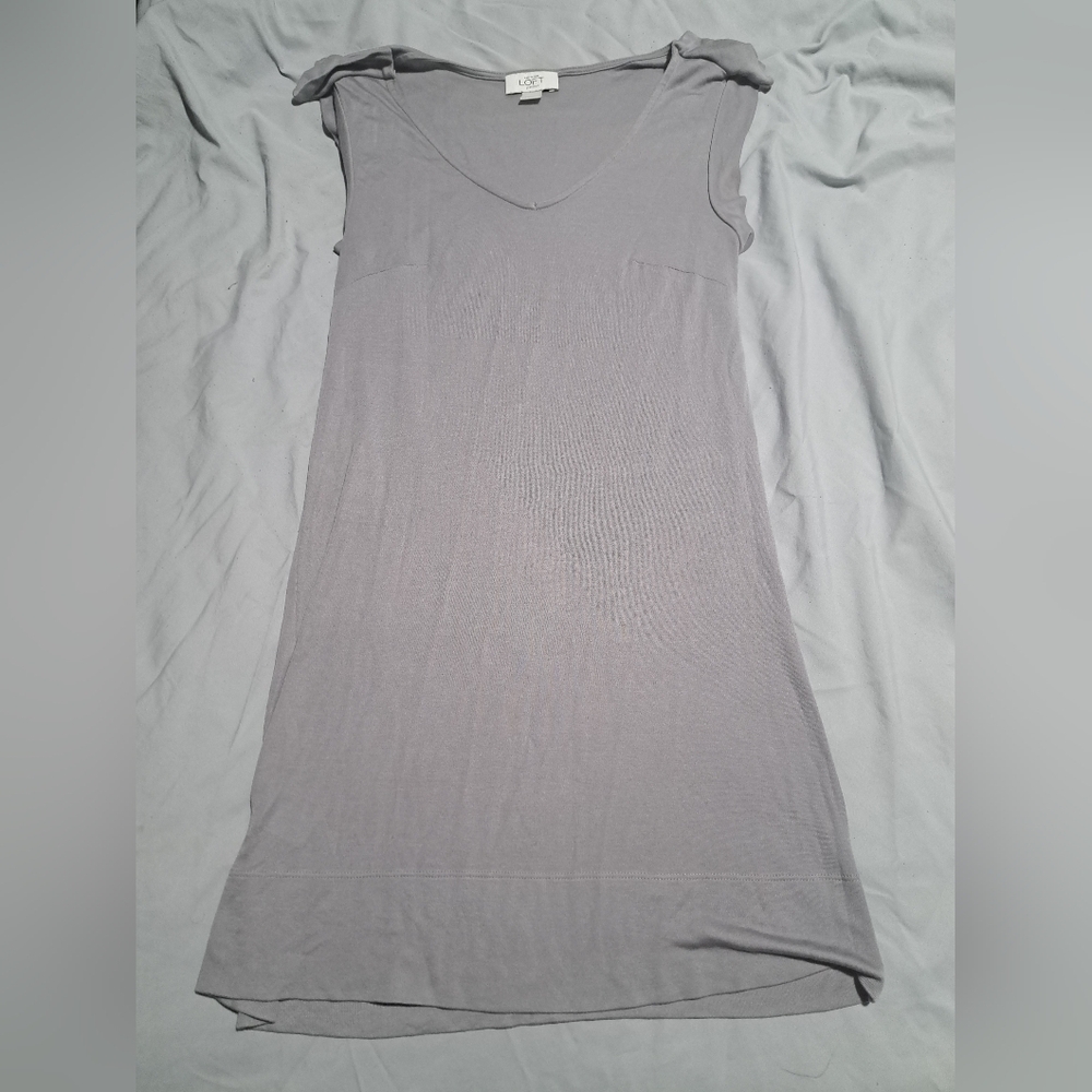 Ann Taylor Gray  Sleeveless Dress